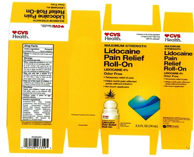 Cvs Lidocaine  Carton